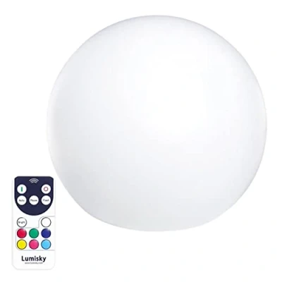Afbeelding van Lumisky Bobby C30 Oplaadbare Multicolor Led Bolverlichting Ø 30 cm