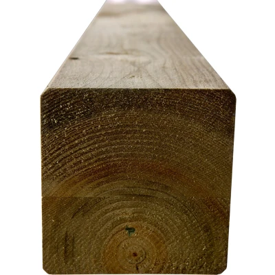 Afbeelding van Intergard Tuinpalen houten paal grenen 7x7x240cm