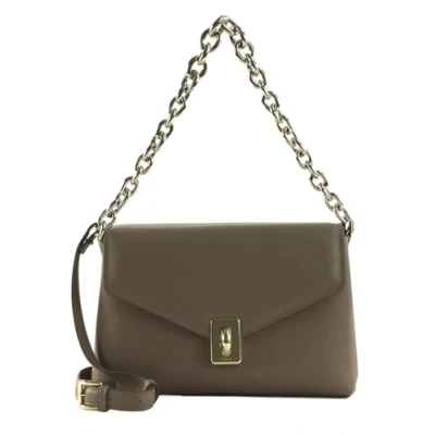 Afbeelding van FURLA Leren Schoudertas Meridiana Crossbody Bag With Double Strap Mauve