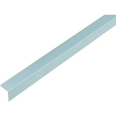 Afbeelding van Alberts 485030 hoekprofiel kunststof, aluminiumgrijs 1000 x 20 mm