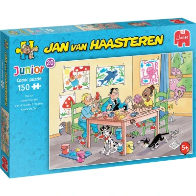 Afbeelding van Puzzel Jan Van Haasteren Junior Creatief Met Klei