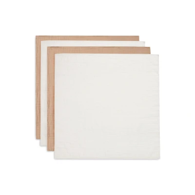 Afbeelding van Jollein Hydrofiele Doek Small 70x70cm Sea Green/Ivory 4 Stuks