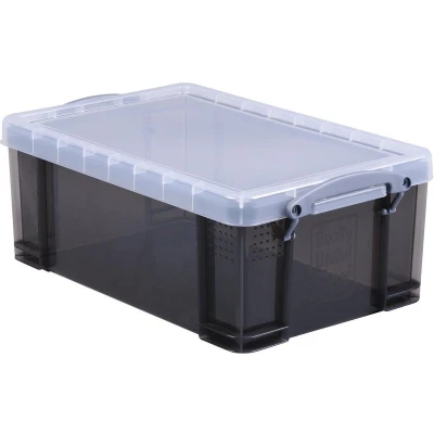 Afbeelding van Really Useful Box opbergdoos 9 liter, transparant gerookt