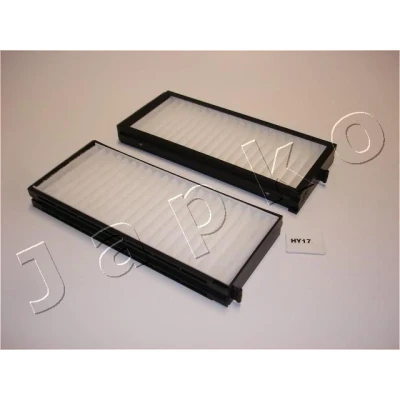 Afbeelding van JAPKO 21H17 Interieurfilter Filter insert 247mm 105mm 25mm HYUNDAI: Terracan (HP) 2.5 TD, 3.5 i V6 4WD, 2.9 CRDi 2001 2006