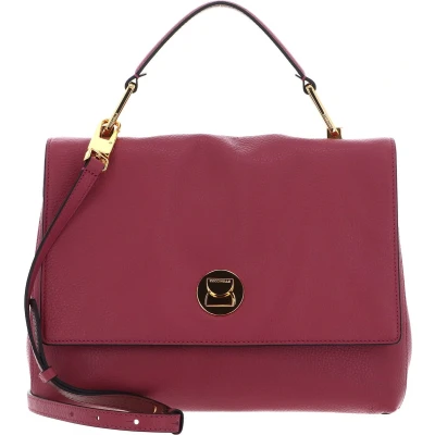 Afbeelding van COCCINELLE Leren Handtas Schoudertas Liya Handbag Rosewood / Brandy (rood)paars