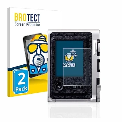 Afbeelding van BROTECT (2 Stuks) Antireflecterende Beschermfolie voor Fujifilm Instax Mini Evo Anti Glare Screen Protector, Mat, Ontspiegelend