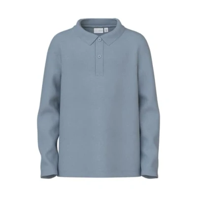 Afbeelding van Name it Nkmvavolo Poloshirt voor kinderen, Maat: 134/140, Dusty blue