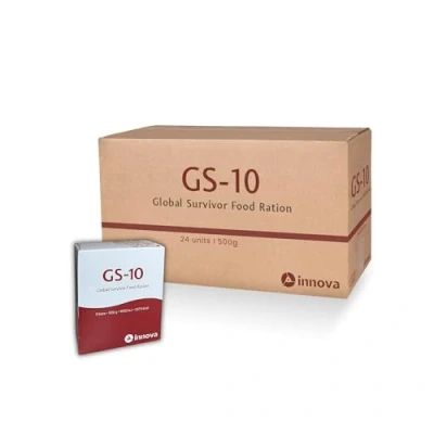 Afbeelding van GS 10 MRE Emergency Food Noodvoeding, groot karton, 12 x 500 g, extreem lange houdbare energierepen, noodlevensmiddelen voor survivaluitrusting