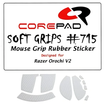 Afbeelding van Corepad Soft Grips Zelfklevende voorgesneden anti slip stickers voor PC gaming muizen (White, Razer Orochi V2)