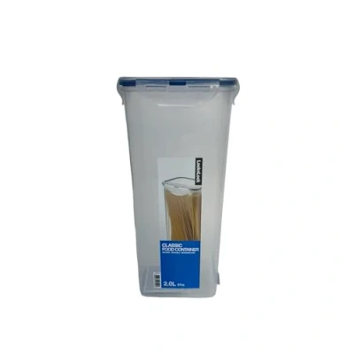 Afbeelding van Lock &amp; Hoge Vershouddoos 2 Liter Transparant Blauw Vershouddozen