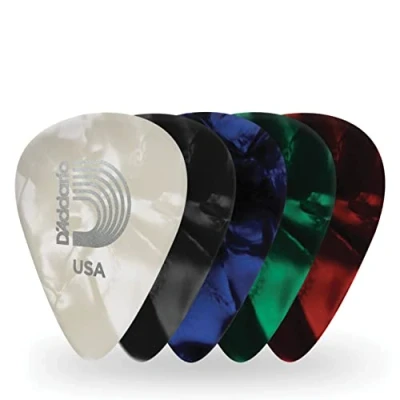 Afbeelding van D&#039;Addario Celluloid Picks 0,5 mm 10 pakket, light, 1CAP2 Plectrum set