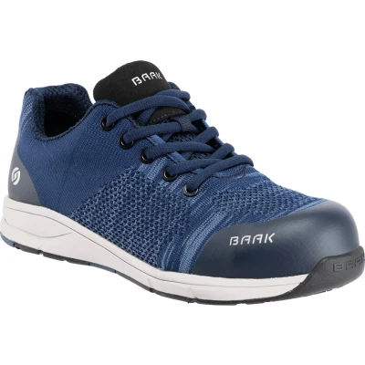 Afbeelding van Baak Sky Werkschoen laag S1P Hallux ESD lichtgewicht vegan blauw veiligheidsschoen werkschoenen maat 41
