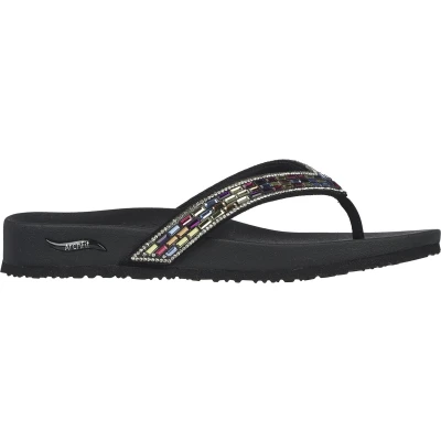 Afbeelding van Skechers Arch Fit Meditation Slippers zwart Dames Maat 42