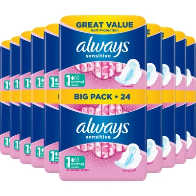 Afbeelding van 10x Always Maandverband Normal 24 stuks