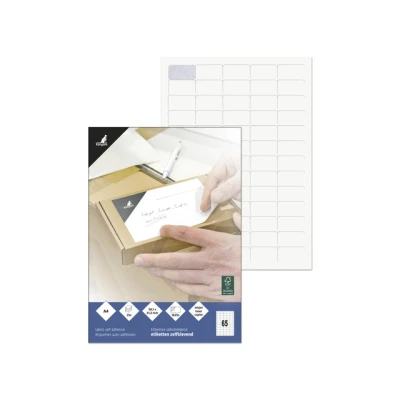Afbeelding van Kangaro etiket injet/laser/kopieer 38,1x21,2mm doos a 25 vel 65 stickers per K 3821