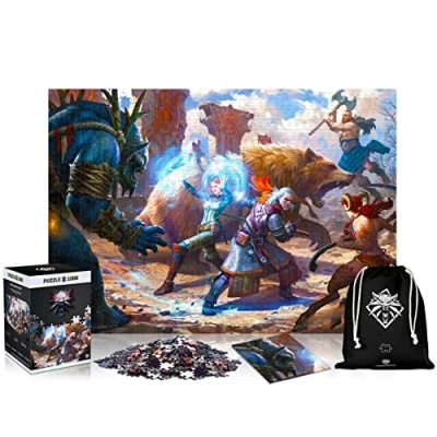 Afbeelding van The Witcher Puzzle Geralt &amp; Triss (1000 pieces)
