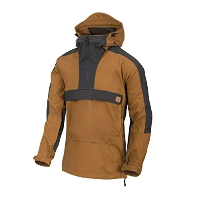 Afbeelding van Helikon Tex Heren Woodsman Anorak Jasje Coyote/Ash Grey grootte L (EU) / M (US)