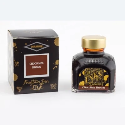 Afbeelding van Diamine Inkt for vulpen, Chocolate Brown 80ml