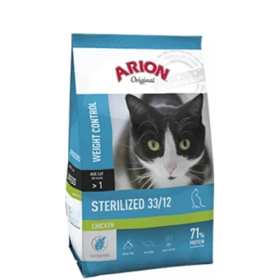 Afbeelding van Arion Kattenbrokken Original sterilized kip 33/12 2kg