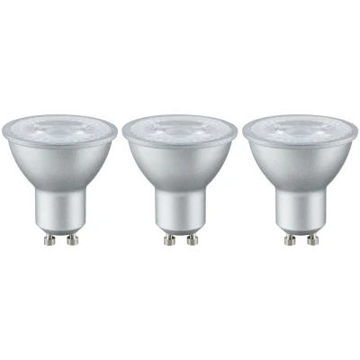 Afbeelding van Paulmann 28581 LED lamp Energielabel G (A G) GU10 4 W Warmwit (Ø x h) 51 mm 55 3 stuk(s)