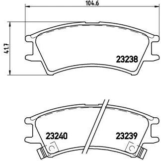 Afbeelding van Brembo Remblokset P 30 011