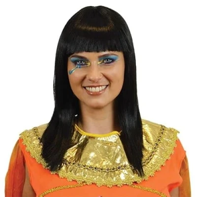 Afbeelding van Cleopatra pruik zwart