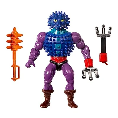 Afbeelding van Masters of the Universe Origins speelgoed, Rise Snake Men Spikor, beweegbare MOTU actiefiguur met accessoire en mini stripboek, verzamelobject, HKM79