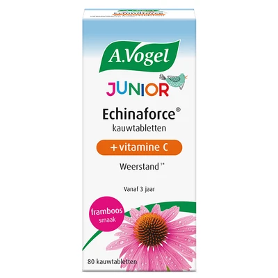 Afbeelding van 25% korting A.Vogel Echinaforce Junior Met Vitamine C (80 Kauwtabletten)