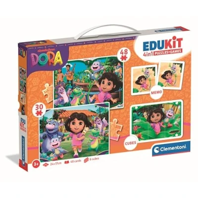 Afbeelding van Spel edukit 4 in 1 Dora The Explorer