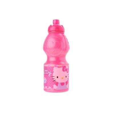 Afbeelding van ALMACENESADAN, 4940 schoolstartset, kerstcadeau, bestaande uit sportfles, 400 ml, meerkleurig, herbruikbaar, BPA vrij, licentie (Kitty)