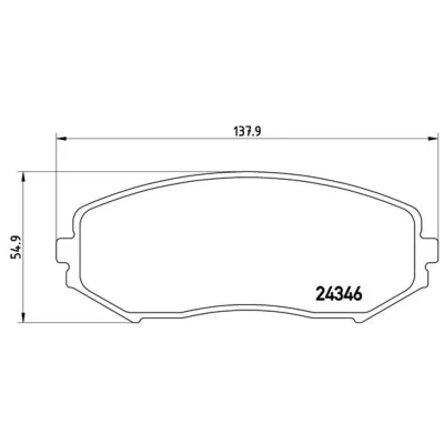 Afbeelding van Brembo Remblokset P 79 018