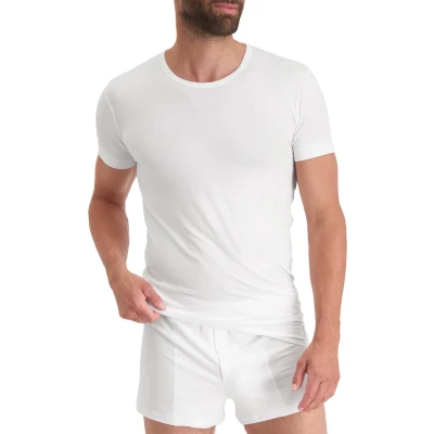 Afbeelding van Noshirt Nature Ondershirt Ronde Hals Tencel Wit L