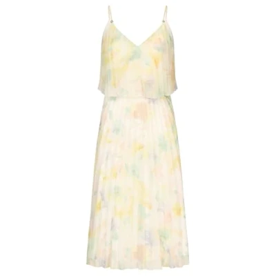 Afbeelding van Apart Plissee Jurk, Dames, Maat: 38, Vanille multicolor
