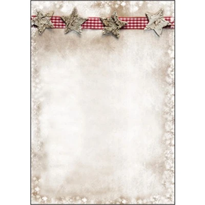 Afbeelding van SIGEL DP052 briefpapier Kerstmis, Winter Chalet, DIN A4, 25 vellen, kerstmotief, van duurzaam papier