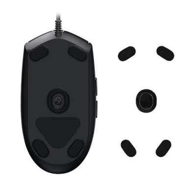 Afbeelding van kwmobile muis voeten sticker geschikt voor Logitech G102 Computermuis glijder Stickers in zwart