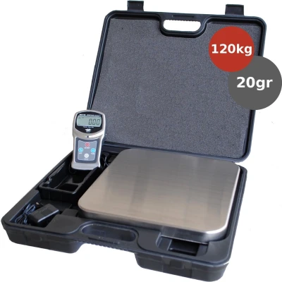 Afbeelding van Platform Weegschaal in koffer My Weigh BCS 120 120kg x 20gr