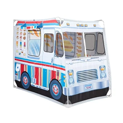 Afbeelding van Melissa &amp; Doug Voedsel Wagen Speeltent voor kinderen Doen alsof spelen 3+ Cadeau jongen of meisje