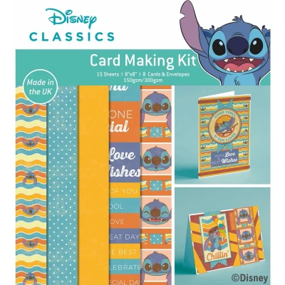 Afbeelding van Lilo and Stitch Card Making Kit Makes 8 Cards