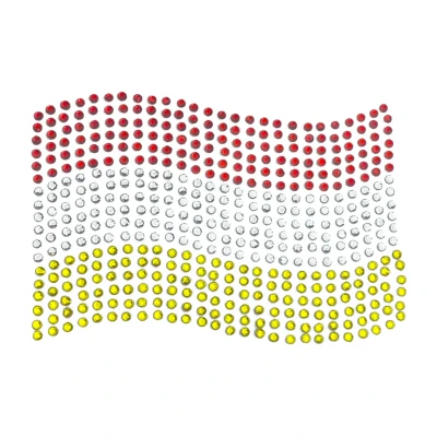 Afbeelding van Fjesta© Oeteldonk strass applicatie Vlag