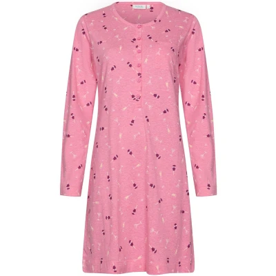 Afbeelding van Rebelle Nachthemd Cin Katoen/Polyester Roze Maat 44