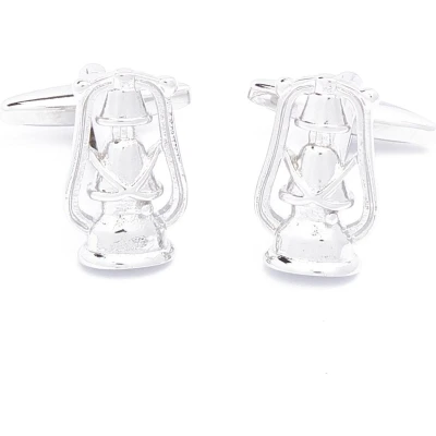 Afbeelding van Manchetknopen Olielamp Lamp Zilver