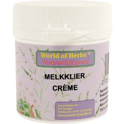 Afbeelding van World Of Herbs Fytotherapie Melkklier Creme