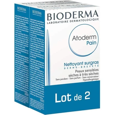 Afbeelding van Bioderma Atoderm Surgras Brood Set van 2 x 150 g