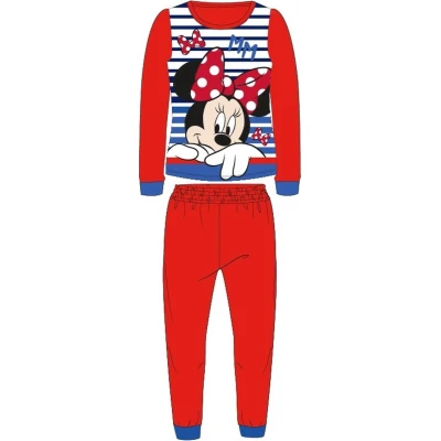 Afbeelding van Minnie Mouse pyjama fleece rood maat 92