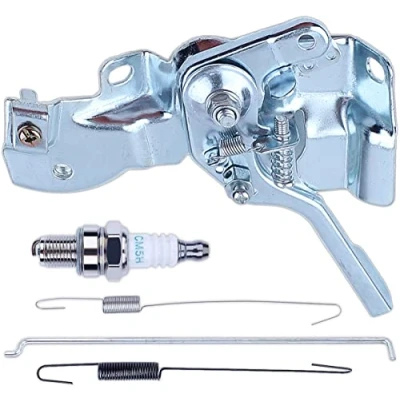 Afbeelding van Adefol Gasklepbesturing onderdelenset voor Honda GX160 GX200 GX140 168F 5,5/6,5 pk motor, gasklepmontage + gouverneurveer retourveer stang gouverneur bougie 5 in 1
