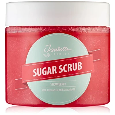 Afbeelding van Sugar Scrub Isabelle Strawberry 601421 Lichaamsspeeling, peeling voor droge huid, verzorgende met plantaardige oliën