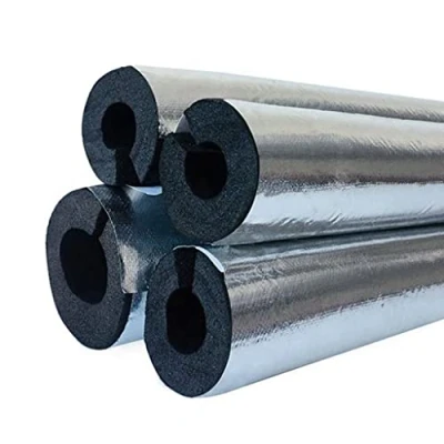 Afbeelding van Zelfdichtende aluminiumfolie buisisolatie, ID 22 mm, 27 34 43 48 60 schuimrubberen isolatiebuis, wikkelrol, professionele doe het zelf loodgieters