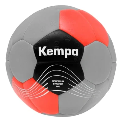 Afbeelding van Kempa Spectrum Synergy Pro Handbal voor jongeren en volwassenen, top speelbal, koel grijs/warmrood