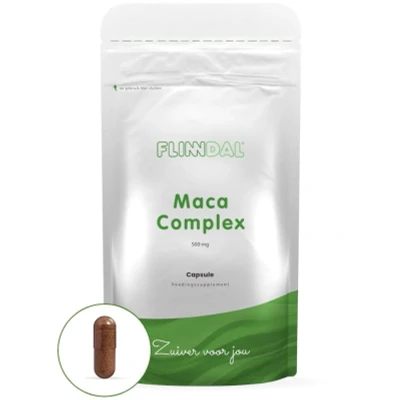 Afbeelding van maca Complex 90 Capsules 3 soorten voor het behoud van energie, uithoudingsvermogen en libido* Flinndal