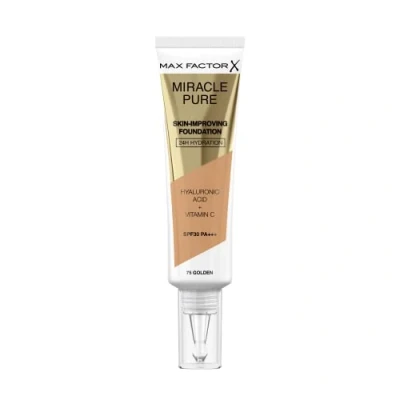 Afbeelding van 1+1 gratis: Max Factor Miracle Pure Foundation 075 Golden 30 ml